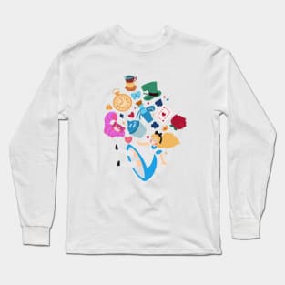 Alice in Wonderland: Down the Rabbit Hole Long Sleeve T-Shirt